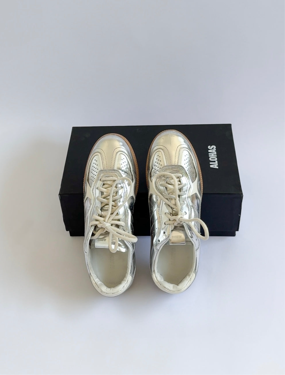 Alohas silver sneakers